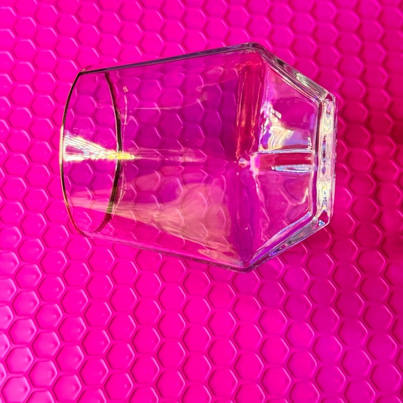 *lNWT 10oz iridescent tilted whiskey glass - Picture 4 of 8